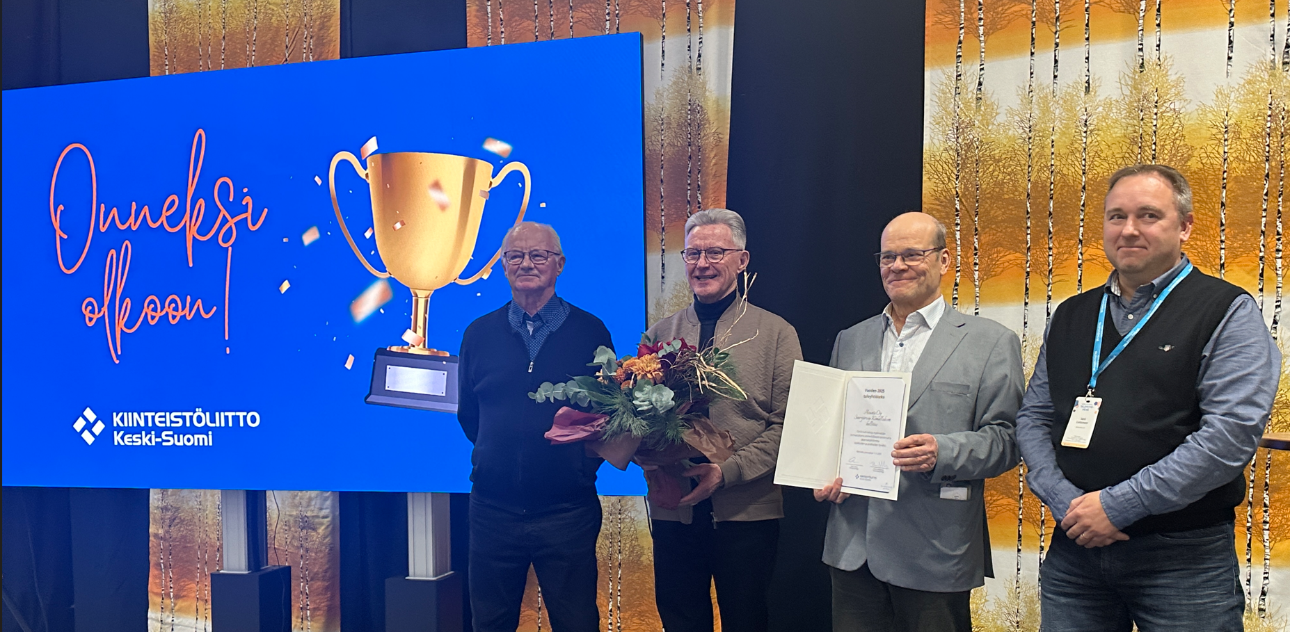 Saarijärveläisen taloyhtiön hallitus edistää ikääntyneiden asukkaiden kotona selviämistä